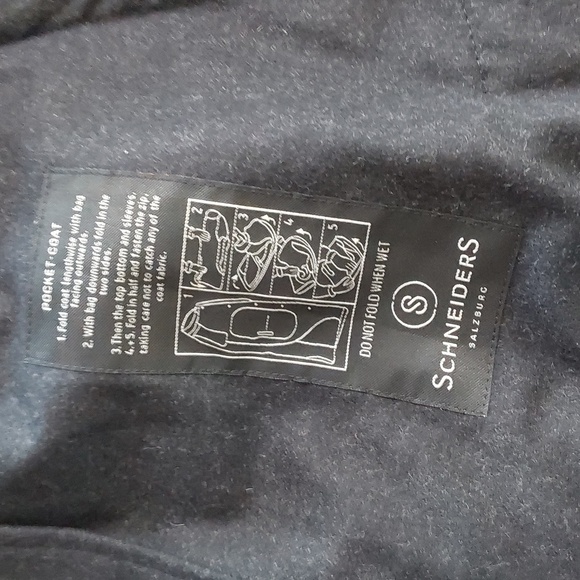 Schneiders- Mens Jimmie Rainloden Charcoal Dress Coat Austria Wool Sz.L (44-46) - Picture 15 of 16